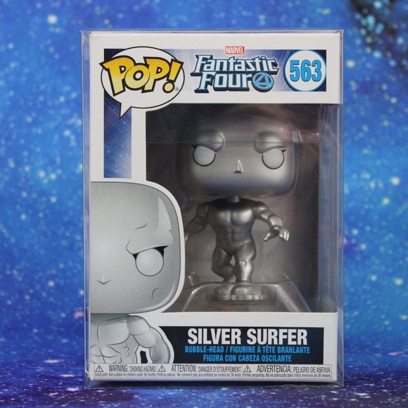 Funko POP! Marvel - Fantastic Four - Silver Surfer #563 - Picture 1 of 6